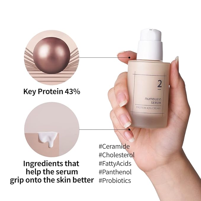 Numbuzin No.2 Protein 43% Creamy Serum