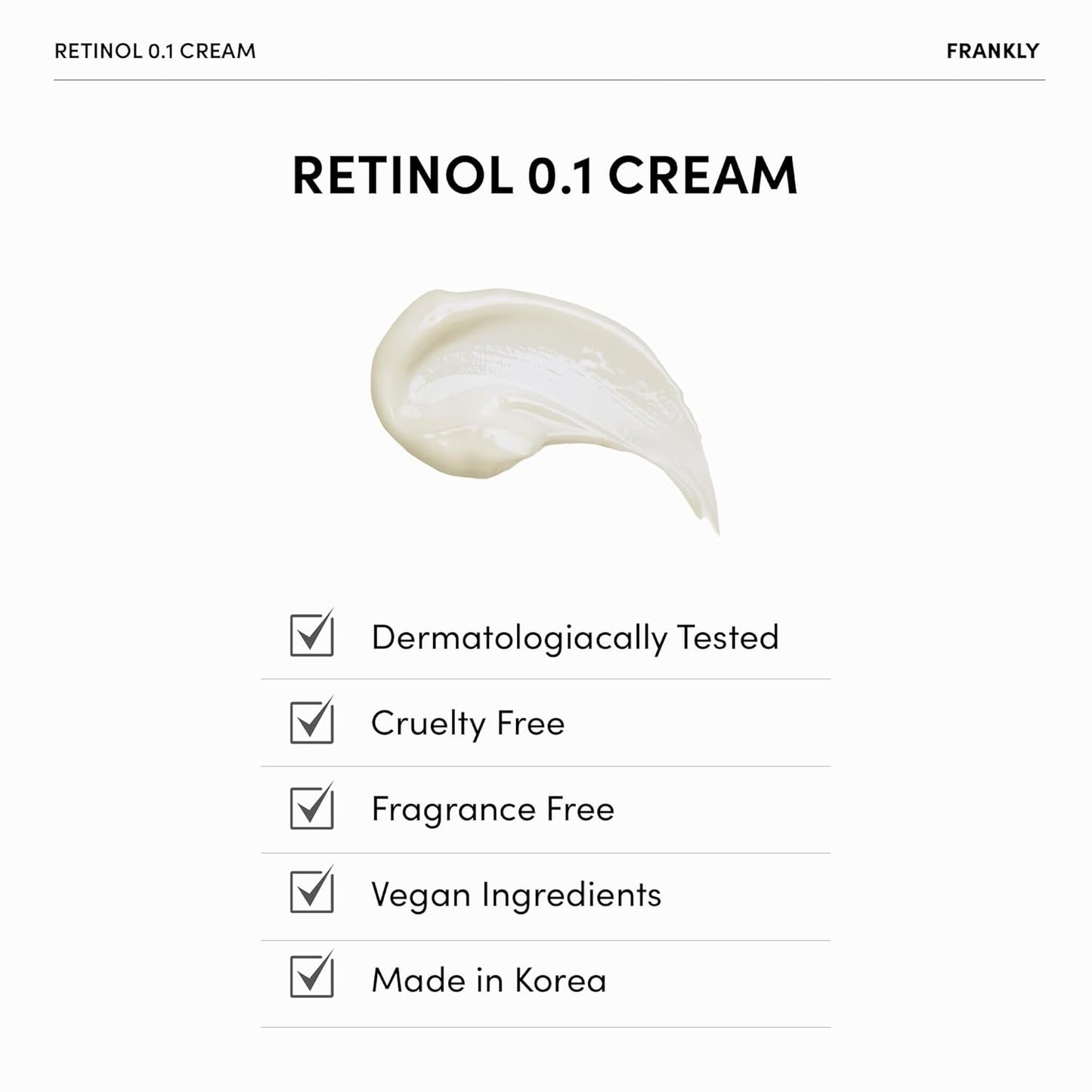 Frankly - Retinol 0.1 Wrinkle Repair Cream