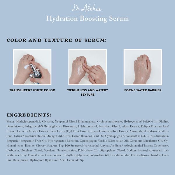 Dr.Althea Hydration Boosting Serum