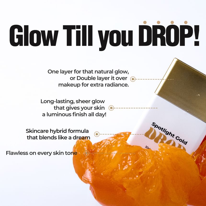 Miguhara Spotlight Drop champagne gold