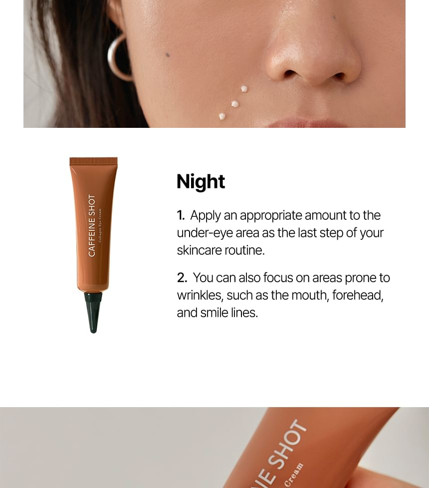 Shaishaishai Caffeine Shot Collagen eye cream