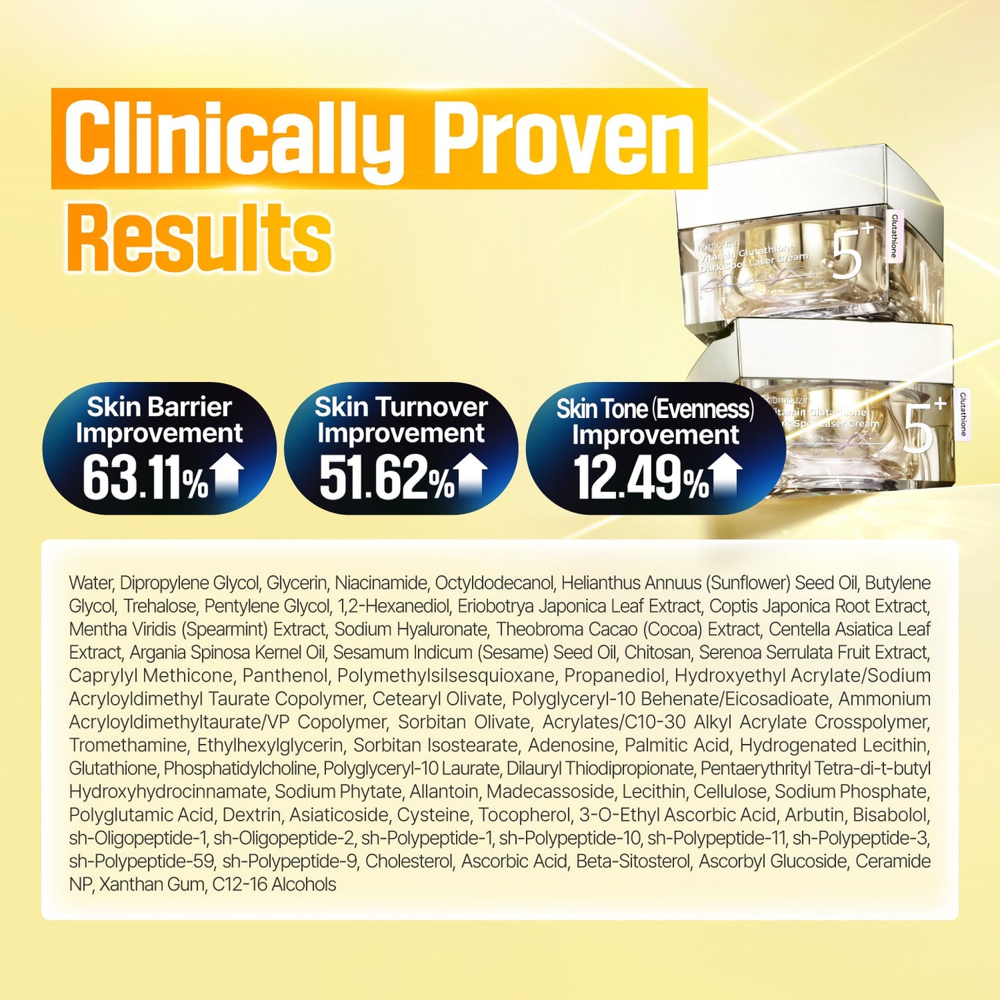 No.5+ Vitamin Glutathione Dark spot laser 50ml