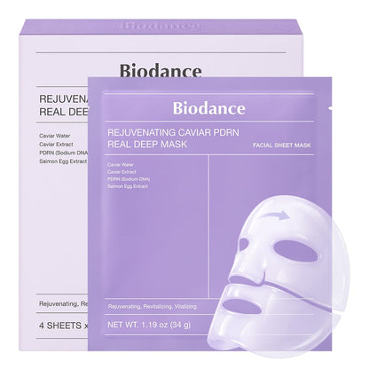 Biodance Rejuvenating Caviar PDRN Real Deep Mask 4ea