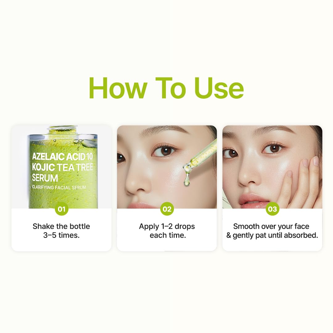 Purito Seoul Azelaic Acid 10 Kojic Acid Tea tree Serum