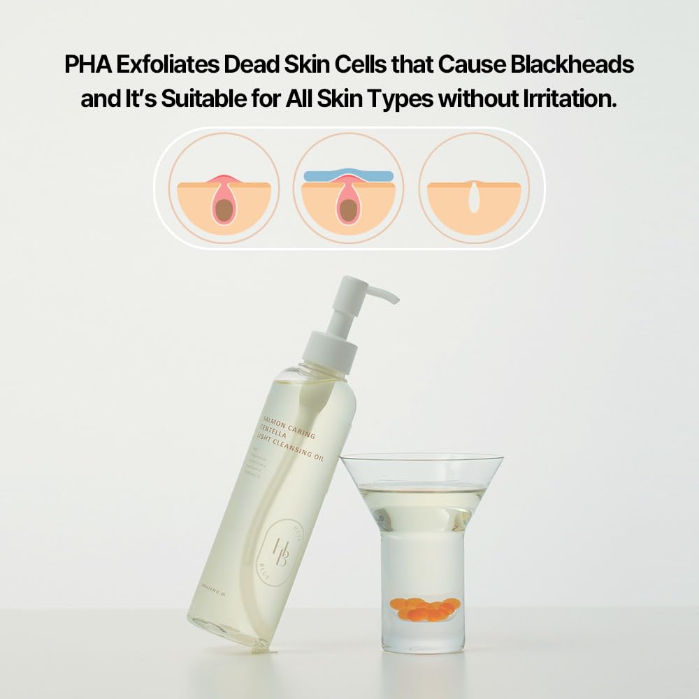 Heveblue Salmon caring centella light cleansing oil 250ml