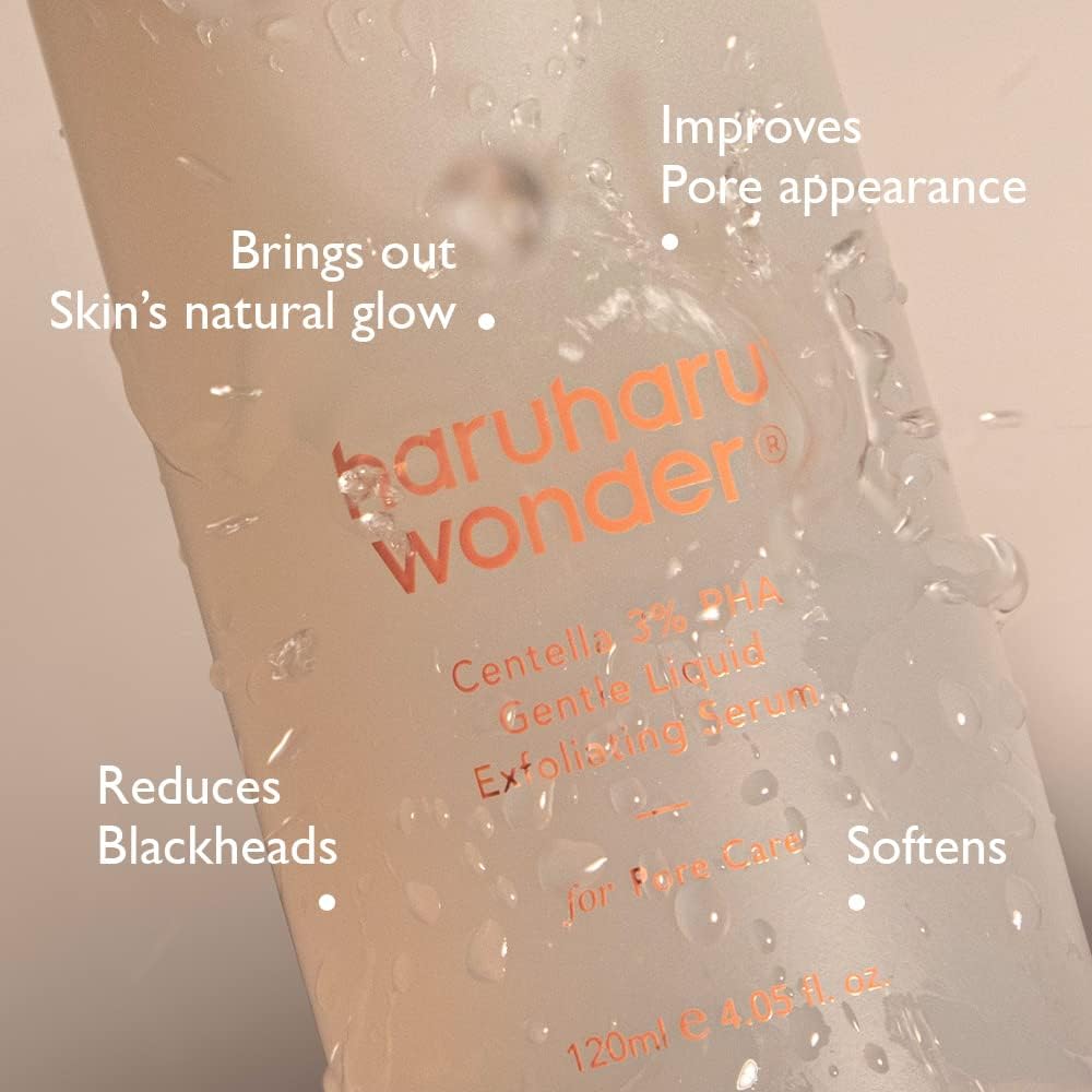HaruHaru Wonder Centella 3% PHA Gentle Liquid Exfoliating Serum 120ml