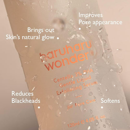 HaruHaru Wonder Centella 3% PHA Gentle Liquid Exfoliating Serum 120ml