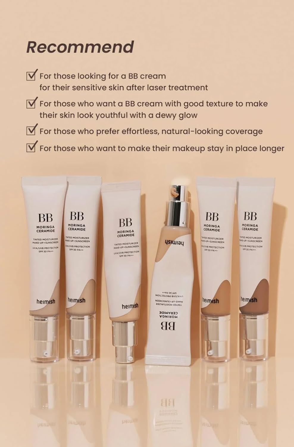 Heimish Moringa Ceramide BB Cream SPF 30 PA++