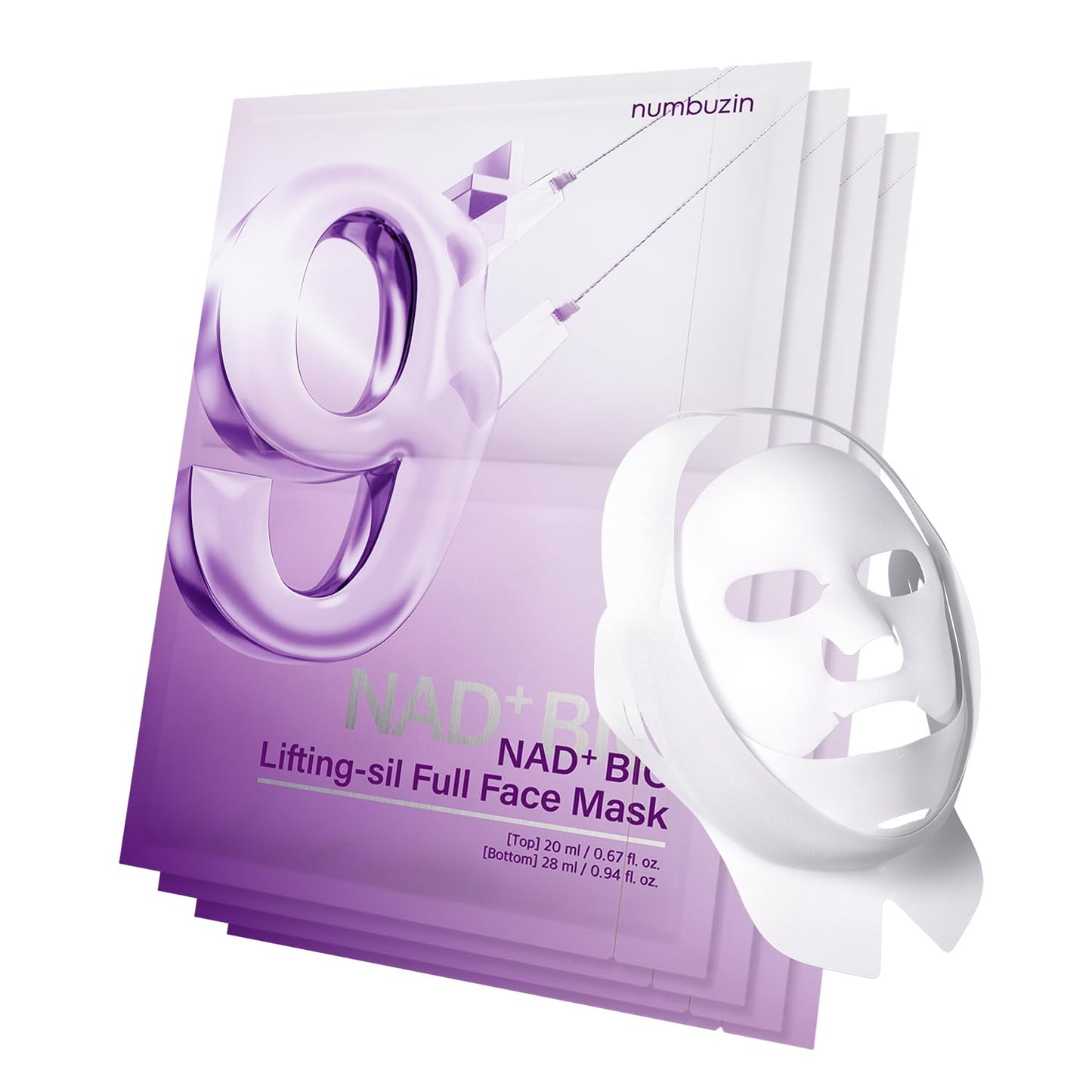 Numbuzin No.9 NAD Bio lifting full cover facial mask