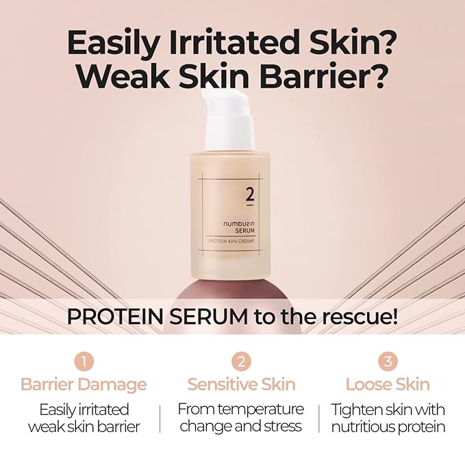 Numbuzin No.2 Protein 43% Creamy Serum