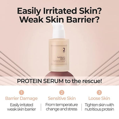 Numbuzin No.2 Protein 43% Creamy Serum