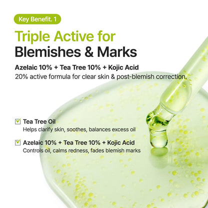 Purito Seoul Azelaic Acid 10 Kojic Acid Tea tree Serum
