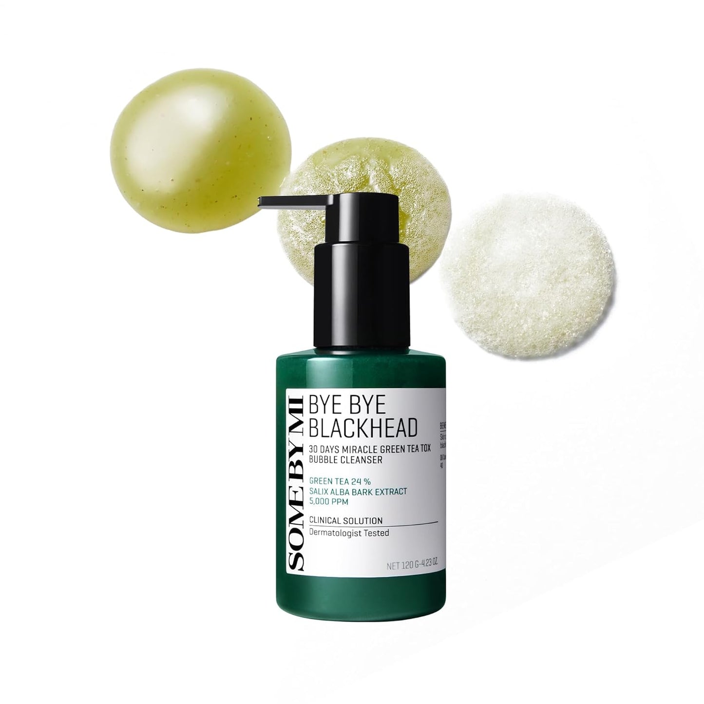 Somebymi Bye bye blackhead 30 days miracle green tea tox bubble cleanser 120g