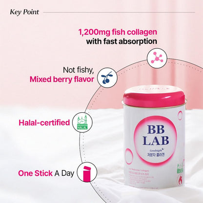 BB Lab Low Molecule Collagen 2g 30* Sticks