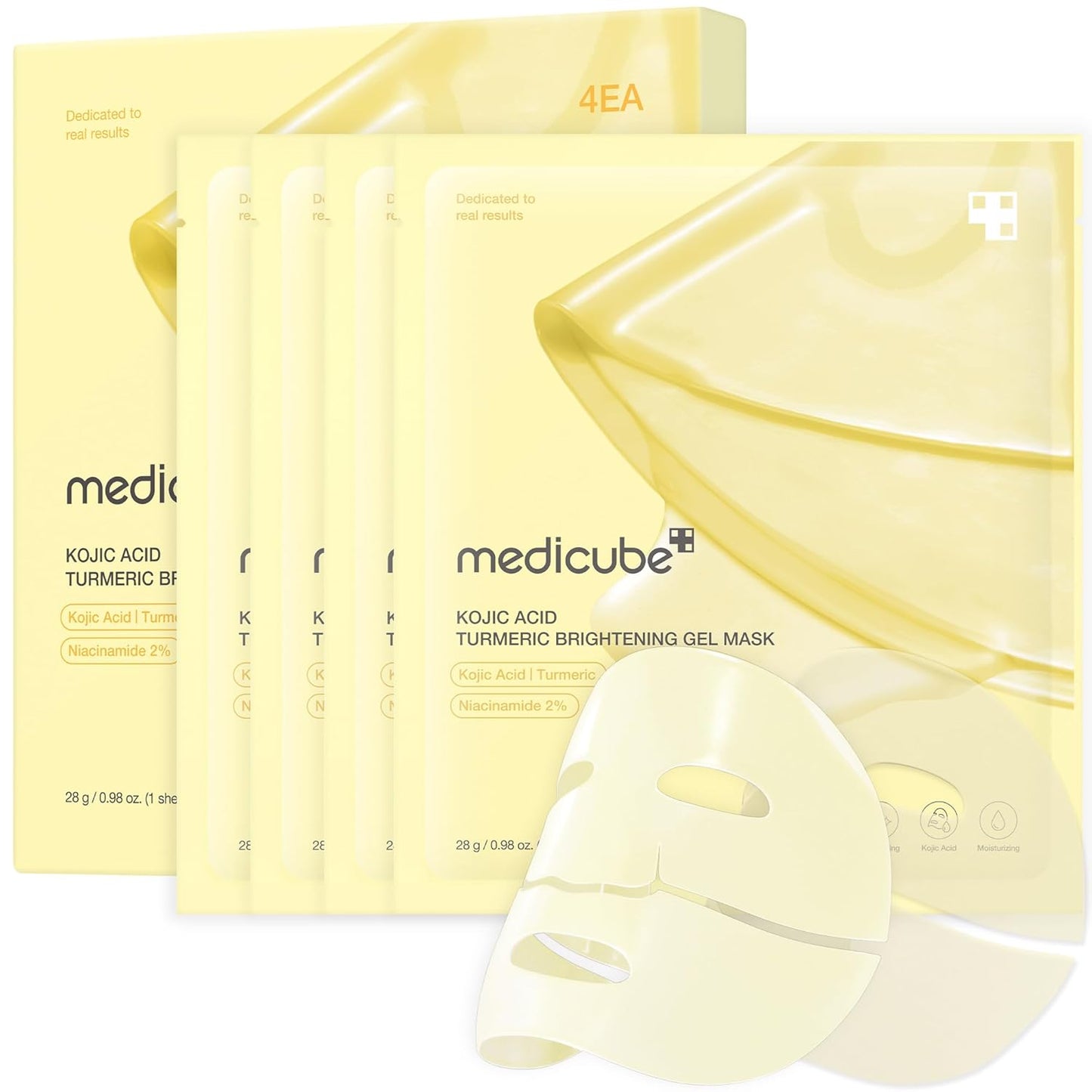 Medicube Kojic Acid turmeric brightening gel mask