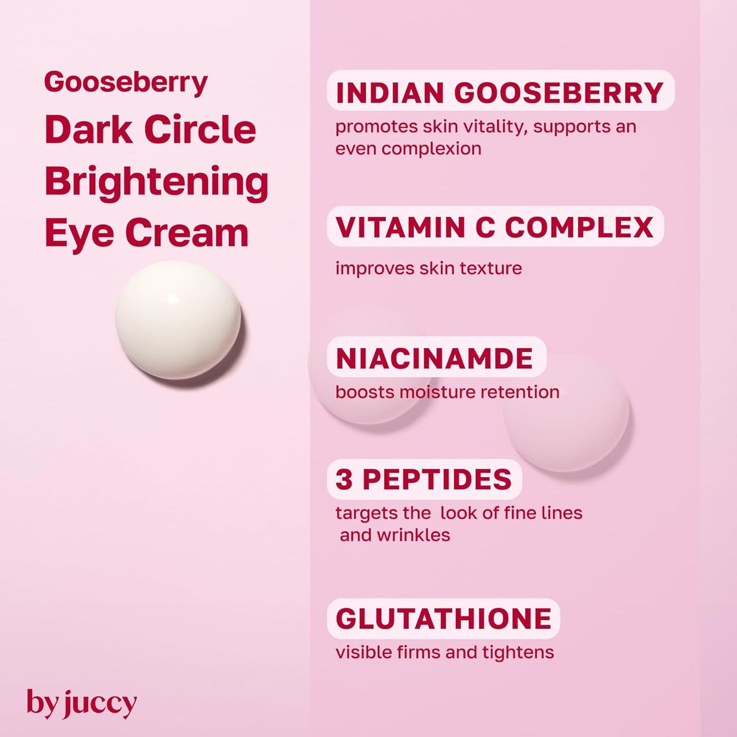 By Juccy Gooseberry Dark Circle Brightening eye cream
