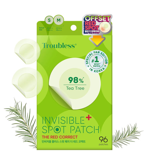 Troubless Invisible Pimple Spot Patch The Red Correct