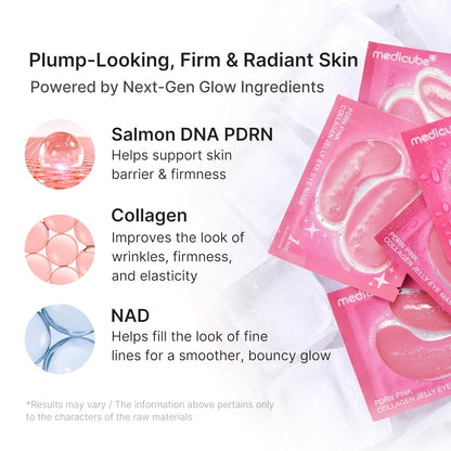 Medicube PDRN Pink Collagen Jelly Eye Mask