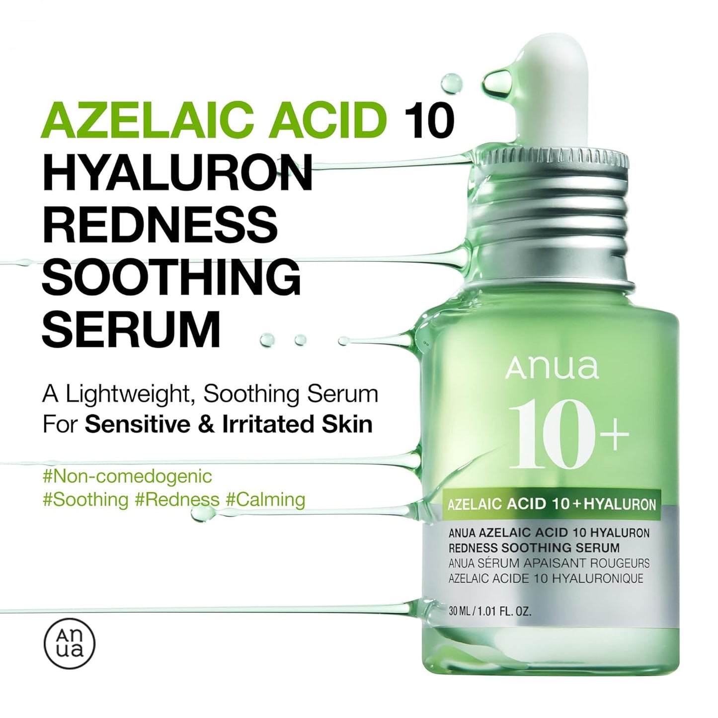 Anua Azelaic Acid 10 Hyaluron Redness Soothing serum 130ml