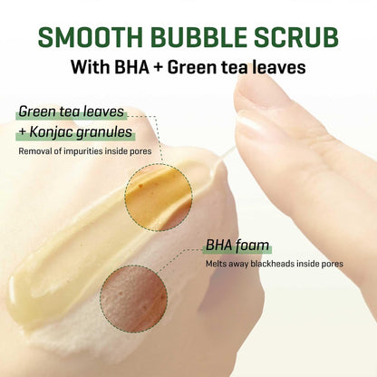 Somebymi Bye bye blackhead 30 days miracle green tea tox bubble cleanser 120g