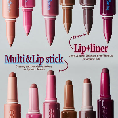 Fwee Long Lasting Dual coloring stick lip liner 02