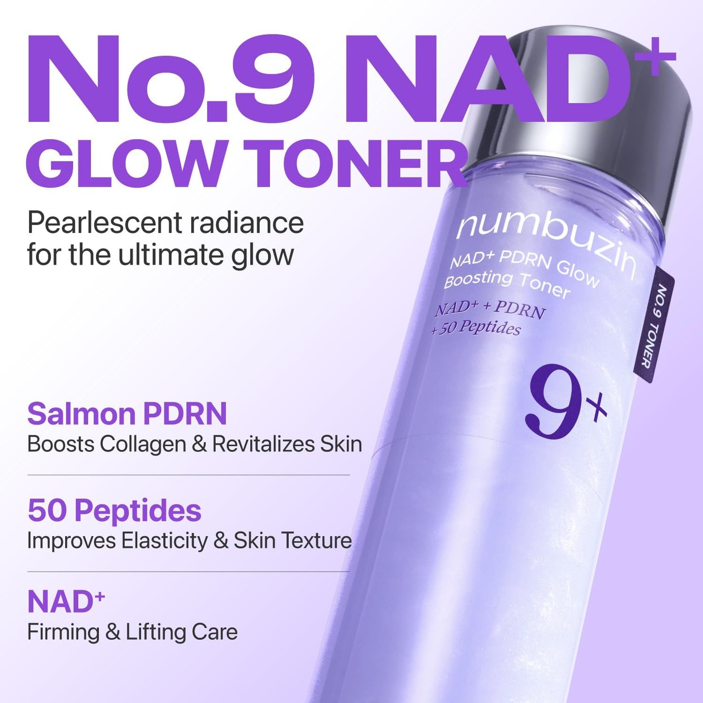 Numbuzin No.9 NAD PDRN Glow Boosting Toner