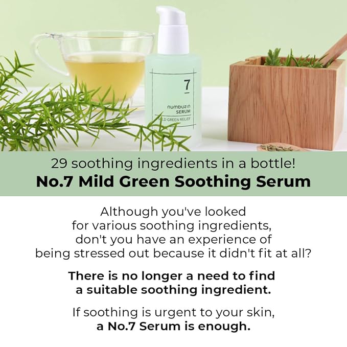 Numbuzin No.7 Mild Green Soothing Serum 50ml 29
