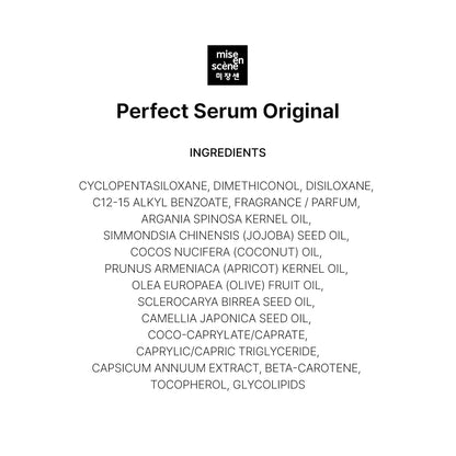 Miseenscéne - Perfect Serum - 5 Types