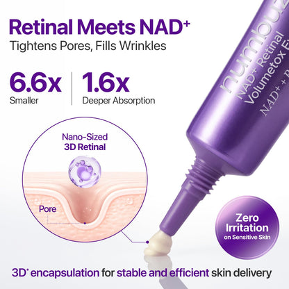 Numbuzin No.9 NAD+ Retinal Volumetox Eye Cream 20ml