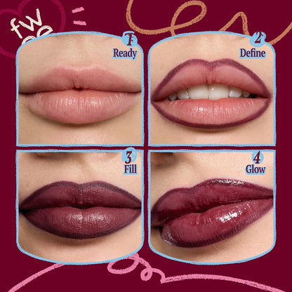 Fwee Long Lasting Dual coloring stick lip liner 02