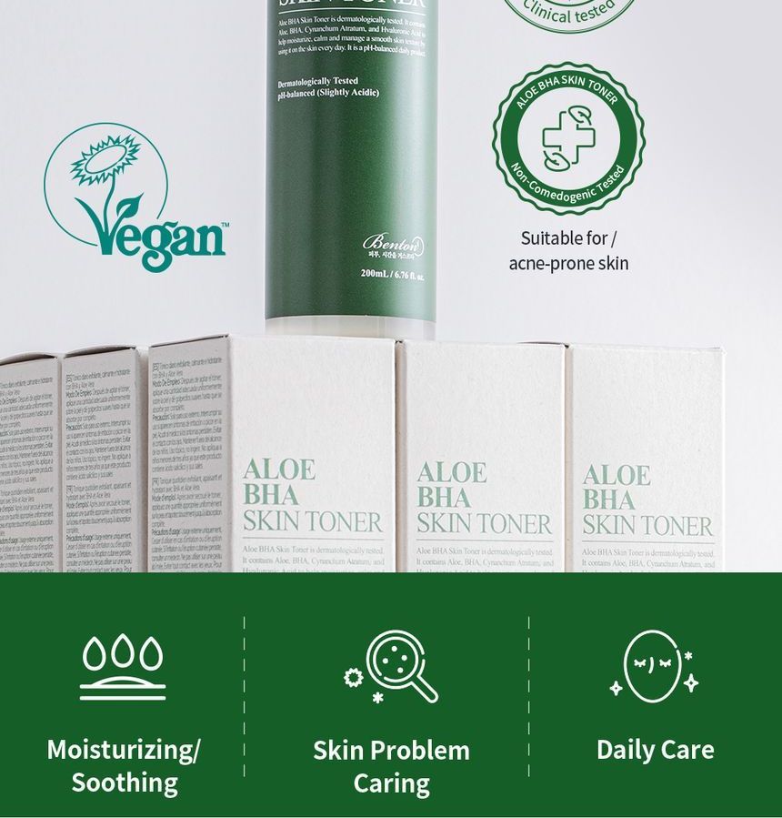 Benton Aloe Bha Skin Toner 200ml