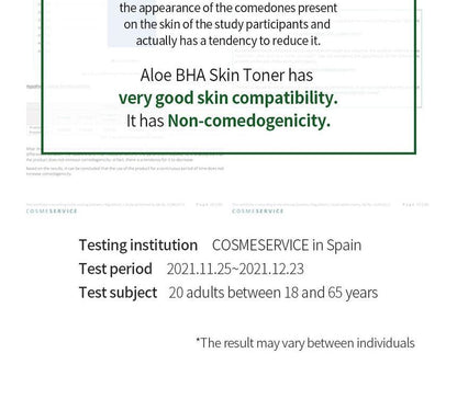 Benton Aloe Bha Skin Toner 200ml