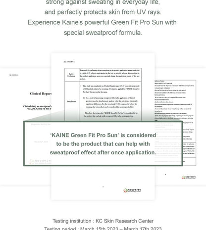 Kaine Green Fit Pro Sun SPF 50+ 55ml