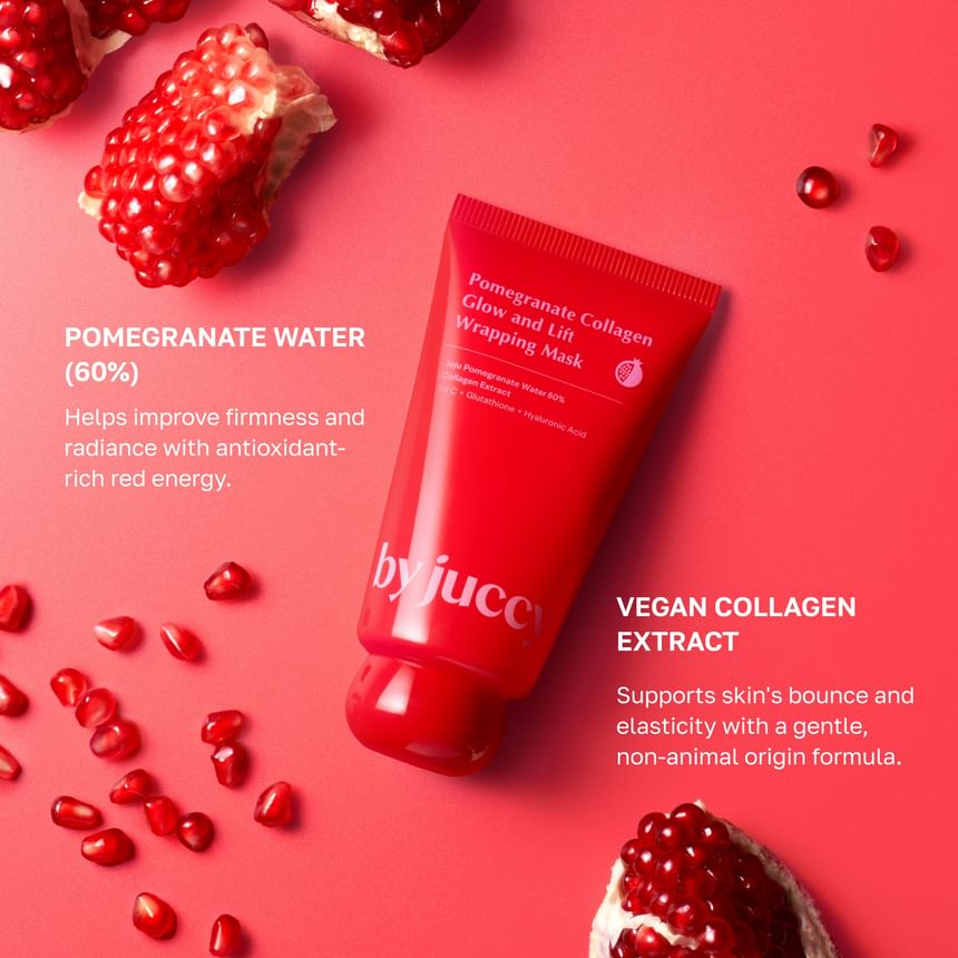 By Juccy Pomegranate Collagen Glow and Lift Wrapping Mask