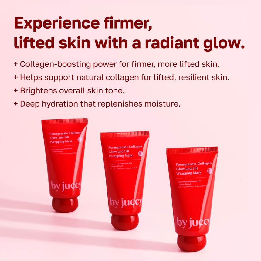 By Juccy Pomegranate Collagen Glow and Lift Wrapping Mask