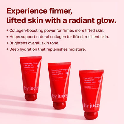 By Juccy Pomegranate Collagen Glow and Lift Wrapping Mask