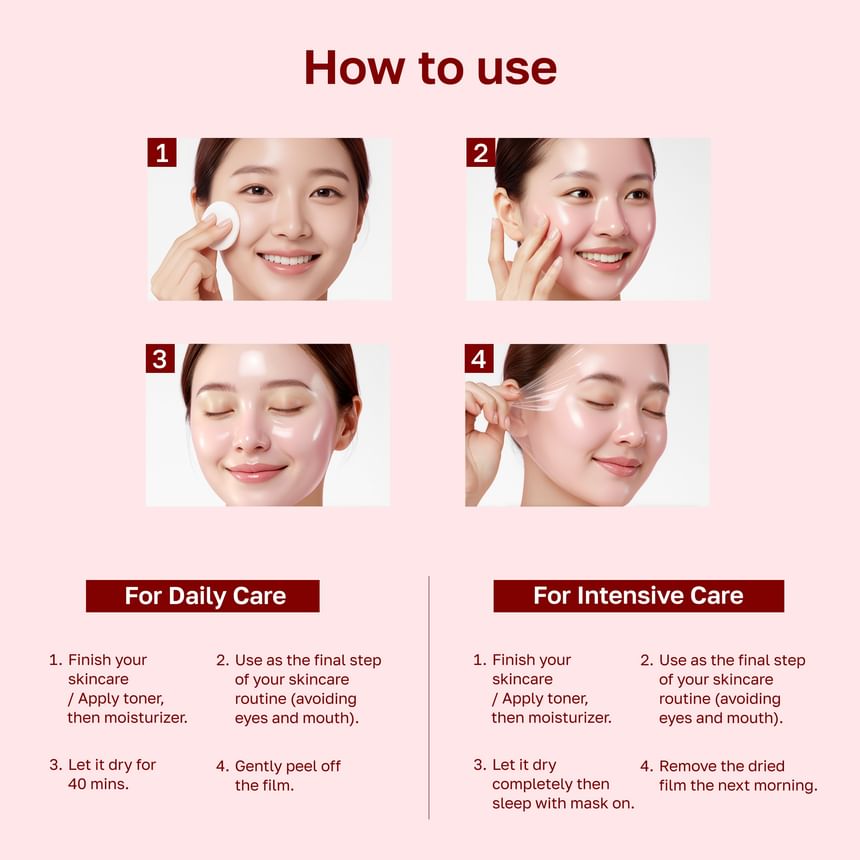 By Juccy Pomegranate Collagen Glow and Lift Wrapping Mask