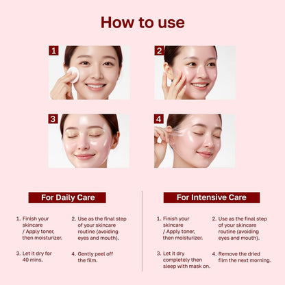 By Juccy Pomegranate Collagen Glow and Lift Wrapping Mask