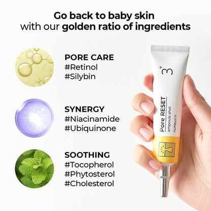Numbuzin No.3 Pore reset ampoule shot