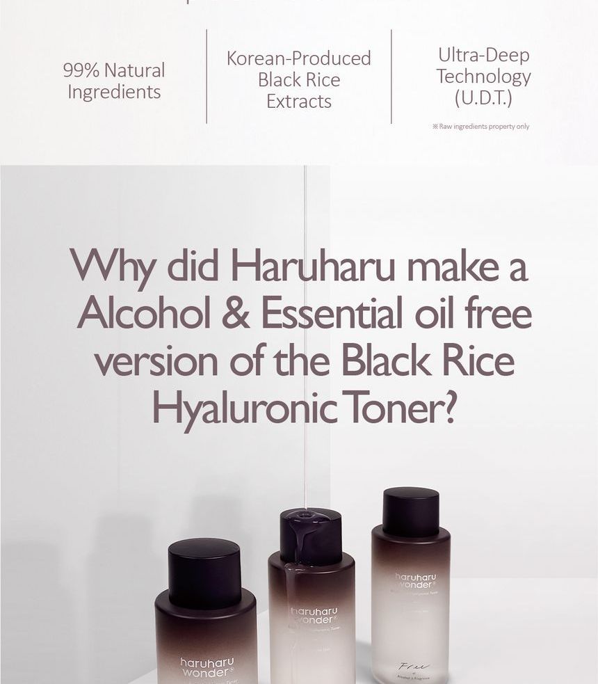 Haruharu Wonder WONDER Black Rice Hyaluronic Toner 150ml