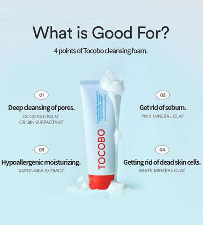 TOCOBO Coconut Clay Cleansing foam