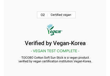 TOCOBO Cotton Soft Sun Stick SPF50+ PA++